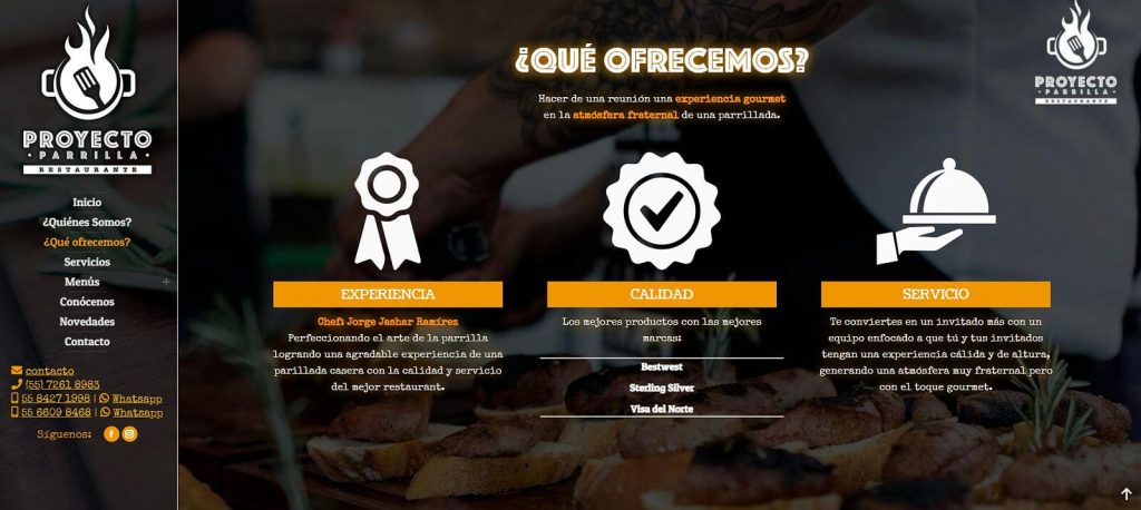 Portafolio Abixwebsites Proyecto Parrilla 1
