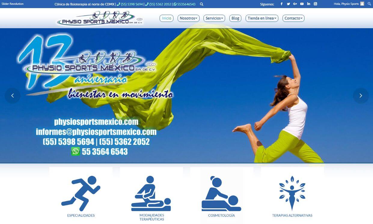 portada Physio Sports Mexico